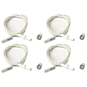 Kit 4 candelette accensione elettronica cucina piano cottura Nardi 30 mm + molla - immagine 1