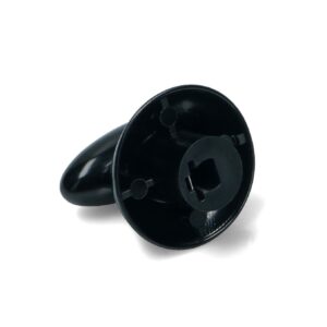 Manopola piano cottura Franke foro mm.6 nera x piano pulsar - immagine 2