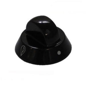 Manopola cucina gas piano cottura Ariston colore nera attacco 7 mm. - immagine 1