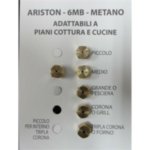 HotPoint Ariston Ugelli piano cottura cucine gas 5 fuochi e forno gas metano 6MB - immagine 1