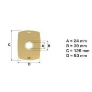 8 sacchetti aspirapolvere serie AEG vampyrette 200-202-1000s-1001s-1002s - immagine 2