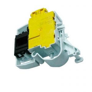 Elettroserratura bloccoporta lavatrice Hotpoint Ariston Indesit ricambio originale C00254755 - immagine 1
