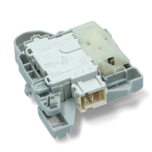 Elettroserratura bloccaporta lavatrice Rex Electrolux Aeg Zanussi Zoppas codice ricambio 8084553034 - immagine 2