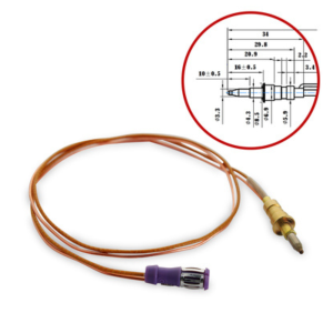 Termocoppia cucina piano cottura Rex Electrolux 520 mm 3570563019 - immagine 1