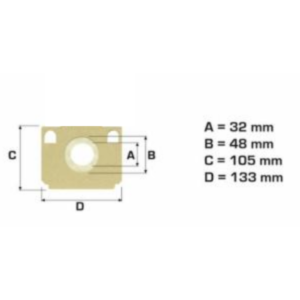 8 sacchetti aspirapolvere AEG ergo essence vampyr 1805-1810 1900-1905-2002 - immagine 2