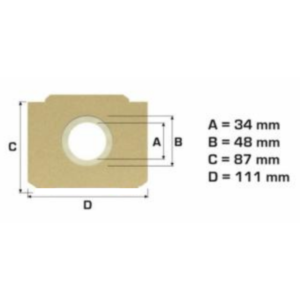 8 sacchetti aspirapolvere AEG ingenio ae 3450 - 3455 - 3460 - immagine 2