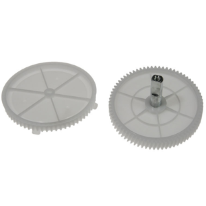 Coppia ingranaggi plastici per impastatrice gourmet color 1594 ricambio originale - immagine 1