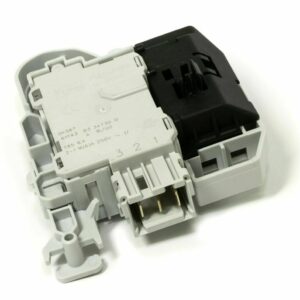 Elettroserratura bloccaporta ritardatore per lavatrice Bosch Siemens Balay codice ricambio 00638259 00627046 00623782 00637590 - immagine 1