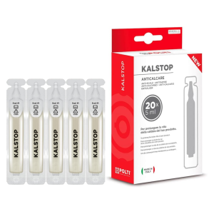 Polti Kalstop 20 FIALE x 5ml ANTICALCARE Vaporetto Lecoaspira Unico Vaporella - immagine 2