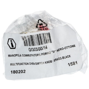 Manopola forno in ottone 9 funzioni Ilve ricambio originale G/303/00/14 - EG9488009000116 - immagine 3