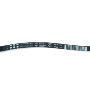 Cinghia pv 1207 J4 EL lavatrice asciugatrice Whirlpool Ariston Indesit ricambio originale 481235818204 - immagine 2