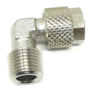 Polti raccordo a gomito 1/8 m -1100x tubo 6/4 per caldaia lecoaspira vaporella vaporetto ricambio originale M0000693 - immagine 1