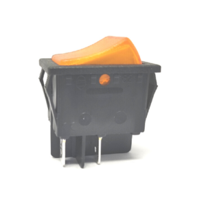 Polti interuttore bipolare luminoso 16a giallo per vaporetto vaporella mondial vap ricambio originale M0006875 sostituisce M0002279 - immagine 2