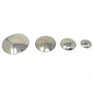 Smeg piattelli spartifiamma inox piano cottura modello Renzo Piano 4 fuochi ricambio originale - immagine 1