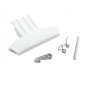 Maniglia oblò chiusura sportello lavatrice Hotpoint Ariston ricambio compatibile C00259409 - immagine 1