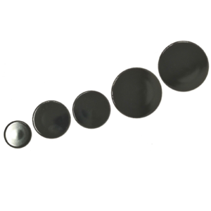 kit piattelli spartifiamma piano cottura Franke 5 fuochi neri lucidi 2 grandi - immagine 1