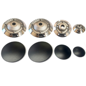 Kit bruciatori + spartifiamma opachi cucina lofra 4 fuochi piano cottura - immagine 1