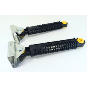 Coppia ammortizzatori 120 N con staffe fissaggio lavatrice Candy Hoover Zerowatt ricambio originale 81453526 - immagine 3