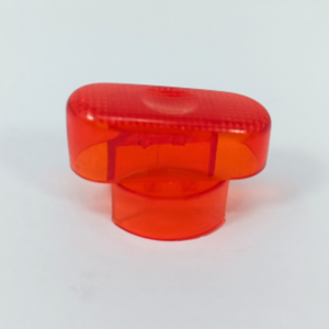 Copripulsante rosso trasparente per vaporella Polti Ricambio originale M0S10237 - immagine 1