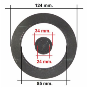 Piattelli per spartifiamma tripla corona Ultrarapida cucina a gas Smeg codice ricambio 351050807 351050808 - immagine 2