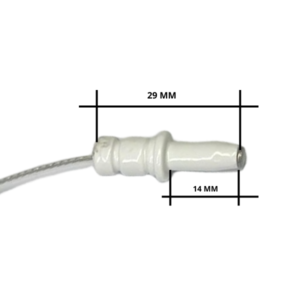 Candeletta accensione elettronica ricambio cucina gas Tecnogas lunga 29 mm - immagine 2