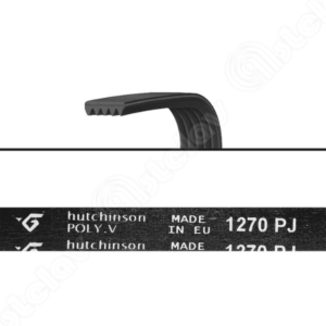 Cinghia traino 1270 J4 lavatrice Hotpoint Ariston Indesit Samsung Philco Smeg codice ricambio C00041587  - immagine 1
