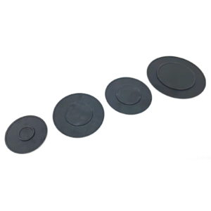 Kit 4 piattelli spartifiamma 4 fuochi neri lucidi cucina gas Beko - immagine 2