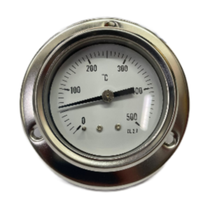Termometro forno ricambio per forno a legna barbecue BBQ pirometro 0-500°C acciaio inox - immagine 1