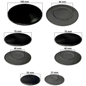 Kit 4 bruciatori + piattelli piano cottura cucina gas Schaub Lorenz 4 fuochi - immagine 2