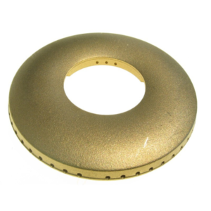 SPARTIFIAMMA CUCINA GAS GLEM GAS CORONA IN OTTONE DIAMETRO ESTERNO mm.125 - immagine 1