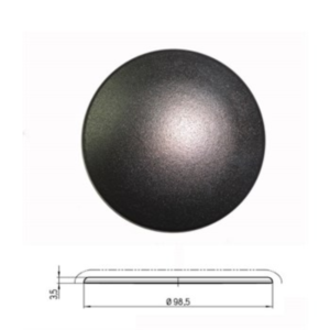 Piattello spartifiamma opaco cucina Whirlpool Ikea grande 481010611922 - immagine 1