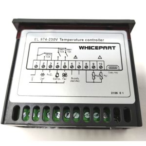 Tele termostato celle frigorifere whicepart EL974 ntc 2 sonde - immagine 2