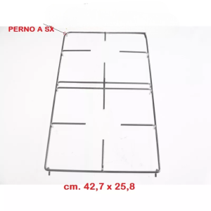 Ignis Philips griglia cucina in acciaio 2 fuochi 42,7 x 25,8 cm - immagine 1