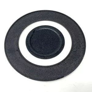 Piattello spartifiamma cucina gas piano cottura Bompani tripla corona lucido - immagine 2