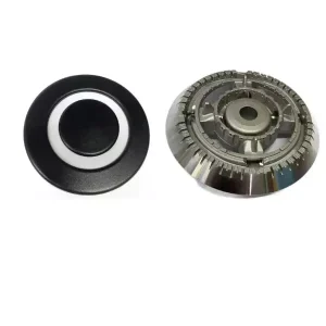 Lofra spartifiamma cucina bruciatore + piattelli tripla corona satinati codice ricambio 03100219 - immagine 1