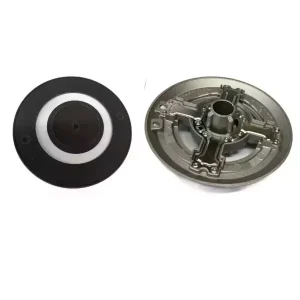 Lofra spartifiamma cucina bruciatore + piattelli tripla corona satinati codice ricambio 03100219 - immagine 2