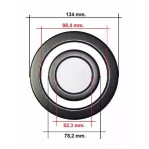 PIATTELLI SPARTIFIAMMA CUCINA CANDY HOOVER ZEROWATT ROSIERES TRIPLA CORONA RAF - immagine 1