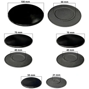 Kit bruciatori piattelli spartifiamma + tripla corona 6 fuochi hotpoint ariston - immagine 2