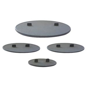 Serie 4 piattelli spartifiamma per piano cottura Whirlpool lucidi - immagine 2