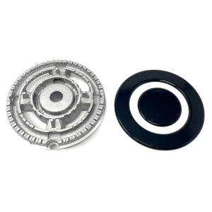 Kit 5 bruciatori + piattelli spartifiamma cucina a gas La Germania - immagine 4