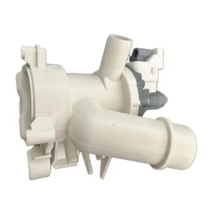 Pompa scarico completa di filtro lavatrice Candy Hoover Zerowatt codice ricambio 43014233 - immagine 2