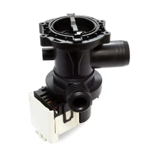 Pompa scarico con filtro per lavatrice Hotpoint Ariston Indesit Whirlpool codice ricambio C00855480 - immagine 1