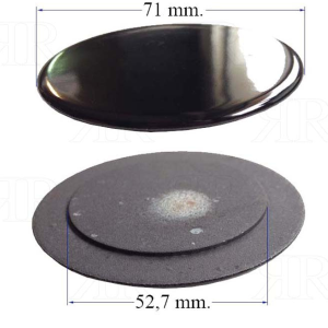 Piattello spartifiamma fuoco medio piano cottura cucina a gas Aeg Castor Electrolux Rex Zoppas Zanussi codice ricambio 3540006099 - immagine 1