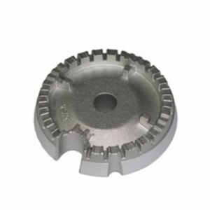 Piattello spartifiamma nero lucido semirapido medio ø mm 94 cucina a gas Elba DeLonghi codice ricambio 216158080 - immagine 2