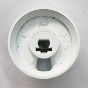 Kit 4 manopole bianche per piano cottura Nardi diametro esterno 38 mm. - immagine 2