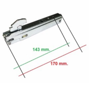 Whirlpool glem gas filip baumatic coppia cerniere ricambio per forno da 90 cm.maxi forno - immagine 2